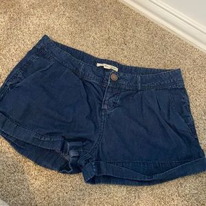 Denim shorts